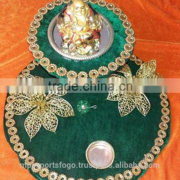 Laughing Buddha Decorative Aarthi Plates for Wedding Suppliers