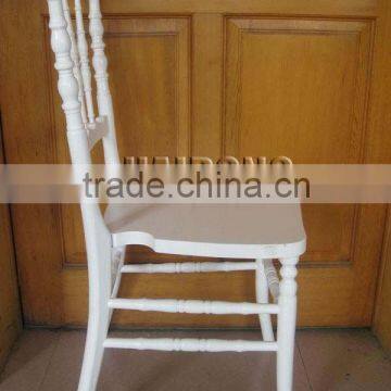 HDW-NL-D04 DELUXE NAPOLEON CHAIR IN WHITE