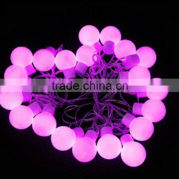 Outdoor Decor Plastic Ball Plug String Light