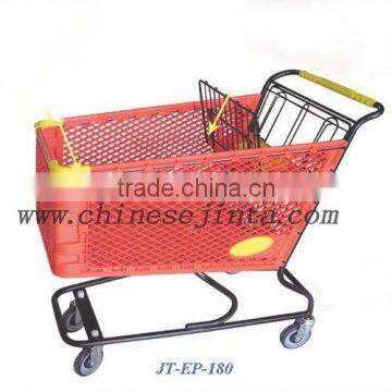 Plastic hand carts,plastic trolley,supermarket trolley
