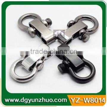 Gunmetal C Shackle For Paracord Bracelet, Stainless steel C Shackle