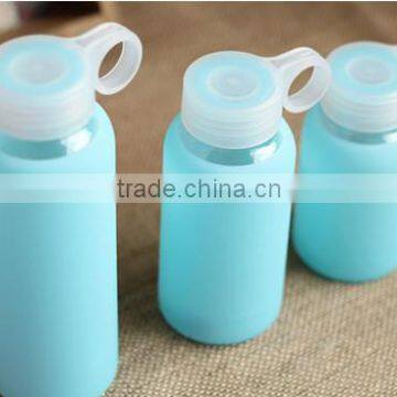 BPA Free Glass Bottle Wholesale with Silicone Sleeves