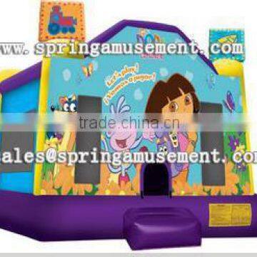 cute girl jumping castles or inflatable bouncy castle sp-pp047