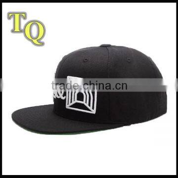 2015 hot green under brim 3D embroidery snapback caps