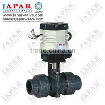 LPDJ12 Electric Plastic Ball Valve