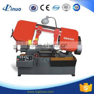 Horizontal band sawing machine