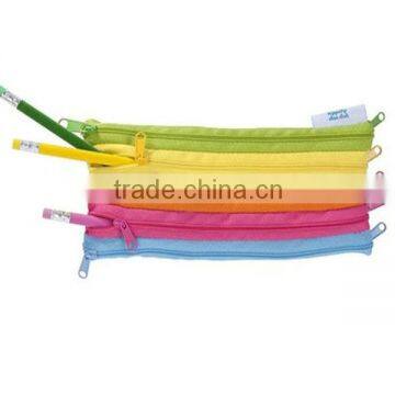 fun colors zipper pencil pouch,zipper pencil case