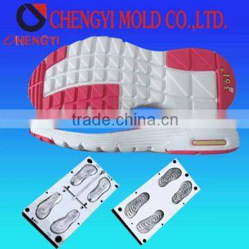 Durable jogging shoes eva sole molding supplier