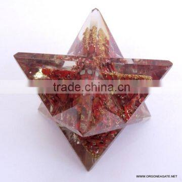 Orgonite Red Jasper Big Merkaba