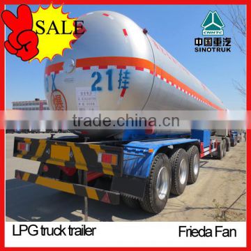 tri-axle lpg transport semi trailer low price sale