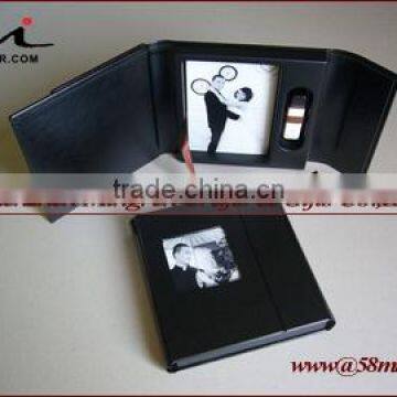 2016 Wedding Leather USB Packing Gift Box With Photo Box