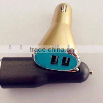 OEM new 2 port usb car charger 12v universal usb car charger for iPhone 4 4S 5