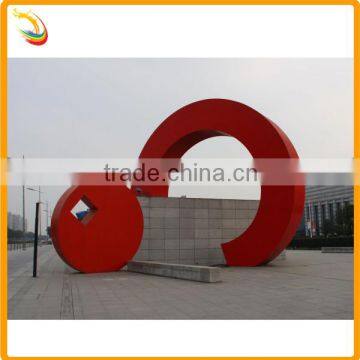 Modern Metal Stainless Steel Letter Sculpture photo-4