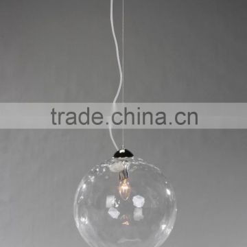 2015 Clear glass pendant lamp/light of decoration with CE