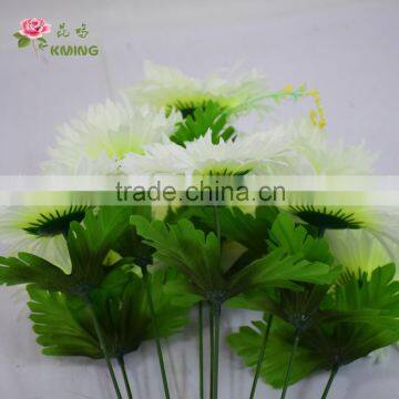 Factory of Cheap Silk Flower Bushes Berbera Daisy Flower photo-3