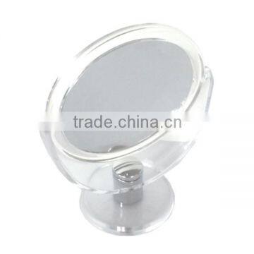 Hot sale round shape double sided table stand mirror/desktop mirror