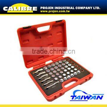 CALIBRE Auto Repair 124pc Oil Drian Plug Thread Repair Set Oil Pan Drain Sump Plug Key