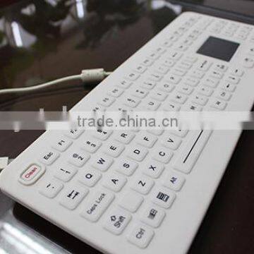 Excellent tactile feeling silicon waterproof keyboard in factory price