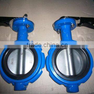 cast iron wafer type butterfly valve