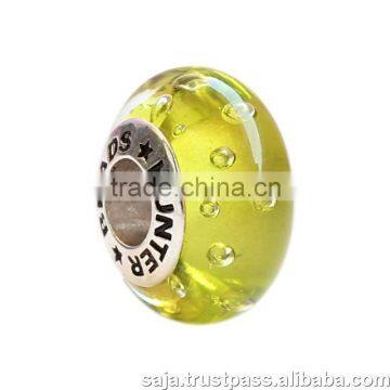 Wholesale 925 Silver murano glass beads LZHNGB110