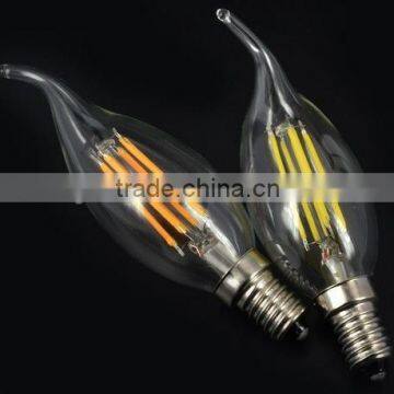 china supplier christmas decoration 2w 4w 6w 8w 10w e26 led filament candle bulbs ul approved