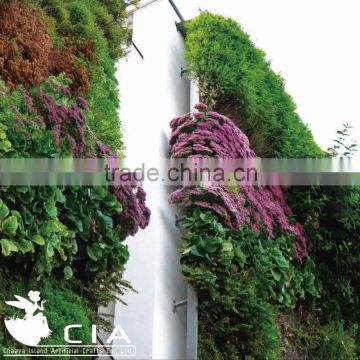 Landscape artificial plant wall evergreen decor