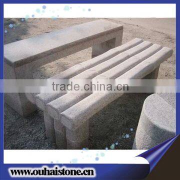 Chinese classic four strips blendings granite natural park benches