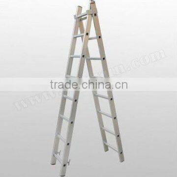 extension aluminium ladder2X6-2X12steps 3-6m