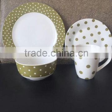 Factory directly supply germany dinner set porcelain terracotta dinner set