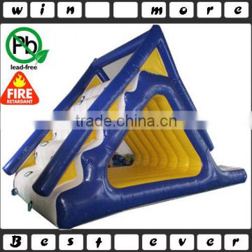 2014 hot sale Inflatable aqua slide for sale