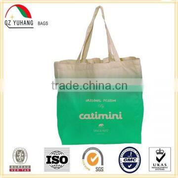 Hot100% natural cotton canvas tote bag OEM