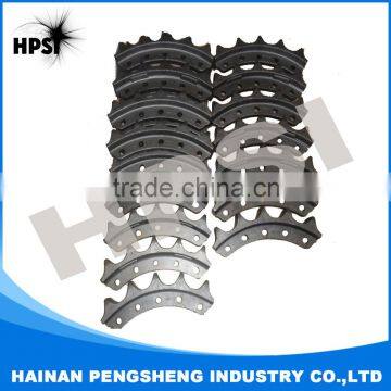 excavator bulldozer undercarriage parts,Sprocket Segement Group Sprocket Rim