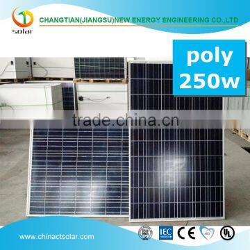 High Efficiency Poly 250w Stock Solar Panel in Zhejiang Warehouse photo-2