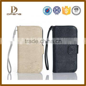 2015 New arrival stylish flip leather mobile phone case for iphone 6