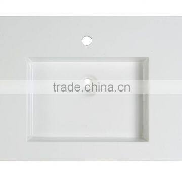 1200mm Wallhuang Vanity Cabinet With Double Bowl Polymarble Basin photo-2