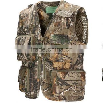 Custom Multi Function Camouflage Fishing/Hunting Vest