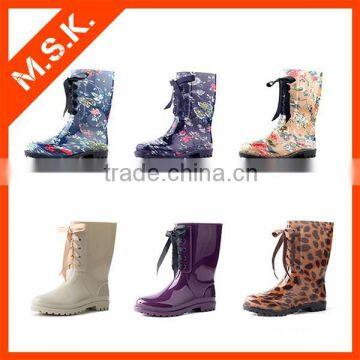 PVC Safety Boot Type Lady Rain Boot