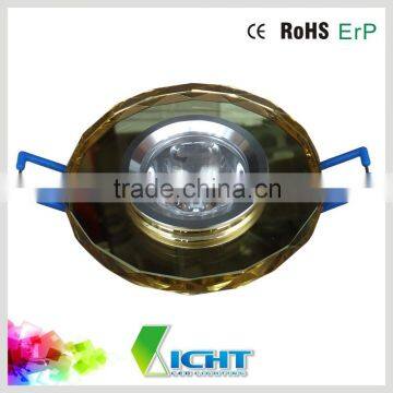 Crystal Glass led ceiling light housing LED ceiling lamp accessory