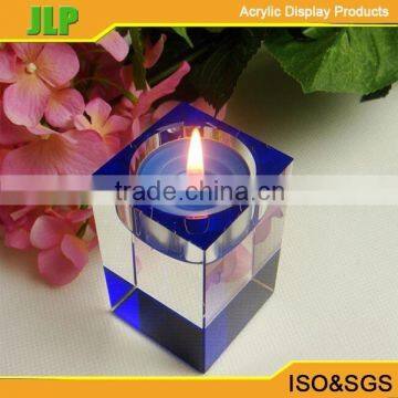 JLP Square acrylic wedding candle holder