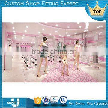 2016 High End Underwear Garment Small Retail Shop Design