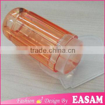 Easam orange color clear jelly nail stamper wholesale cheap price China