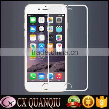 Full screen cover 3d curved tempered glass screen protector for iphone 6 plus