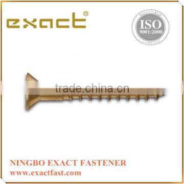 Wood screw countersunk head High quality brass steel