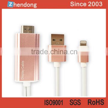 mobile To hd mi Converter Cable for iPhone 5 5s 6 6plus