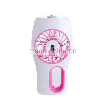 mini handheld water spray fan