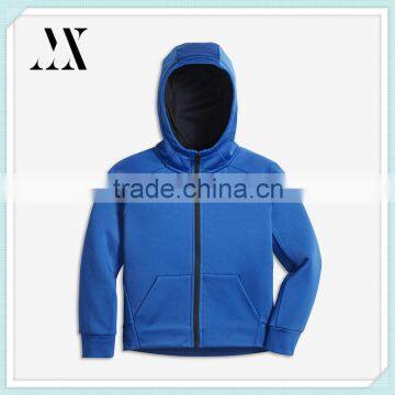 Custom Little Kids' (Boys') Hoodie Full-Zip Hoodie with Kangaroo Pocket Fitness Hoodie Jackets Wholesale