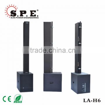 LA-H6 spe audio 4*6.5'' professional column speaker system