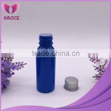 1/3oz Solid Blue PET Plastic Cosmetic Bottles photo-3