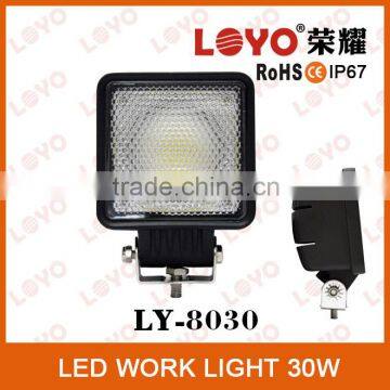 Hot Sale!!! Multifunctional Super Bright Off-road 30W LED Work Light, LED Truck Work Light