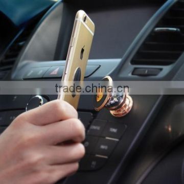 gold flexible magnetic car mount /mobile phone car holder china alibaba